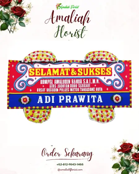 Papan Bunga Ucapan Selamat Kumbangsari